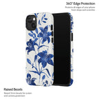 Cerulean Lily - iPhone 15 Plus Case