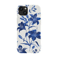 Cerulean Lily - iPhone 15 Plus Case