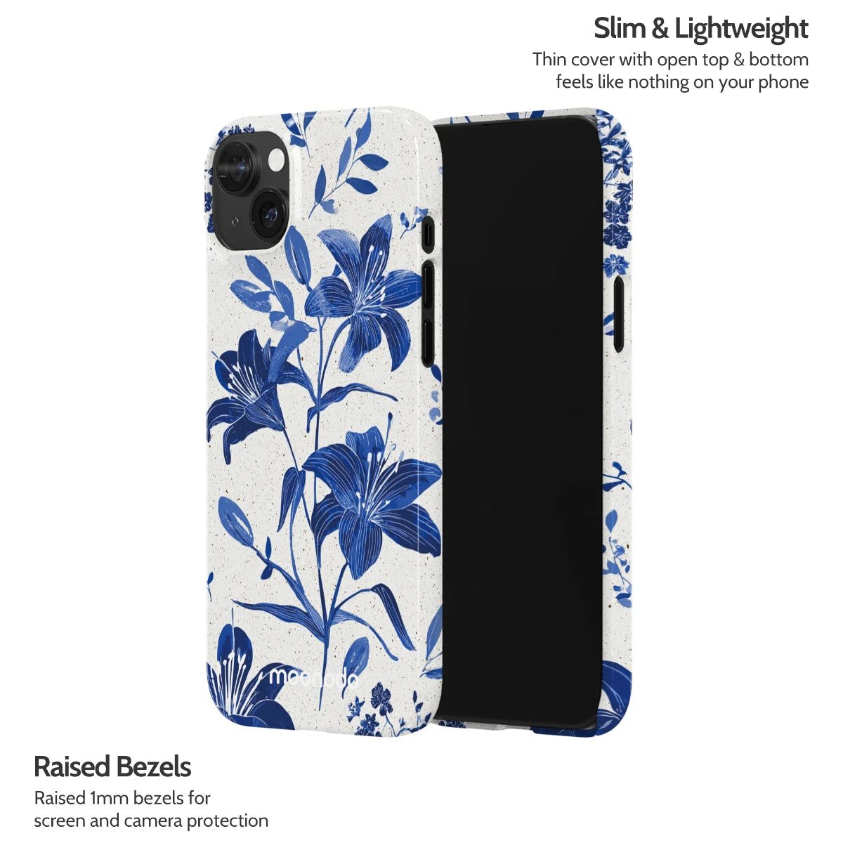 Cerulean Lily - iPhone 15 Plus Case