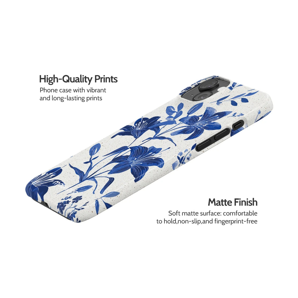 Cerulean Lily - iPhone 15 Plus Case