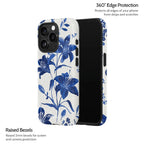 Cerulean Lily - iPhone 15 Pro Case