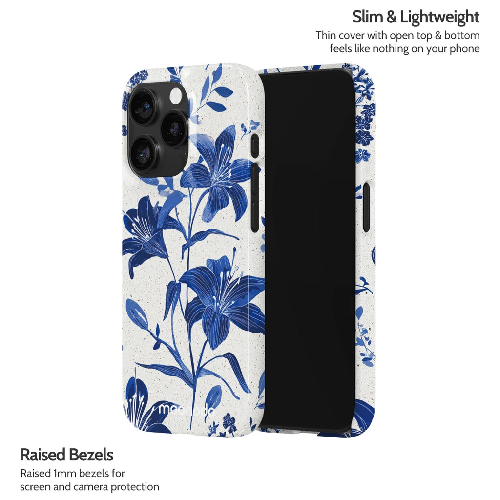 Cerulean Lily - iPhone 15 Pro Case