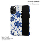 Cerulean Lily - iPhone 15 Pro Max Case