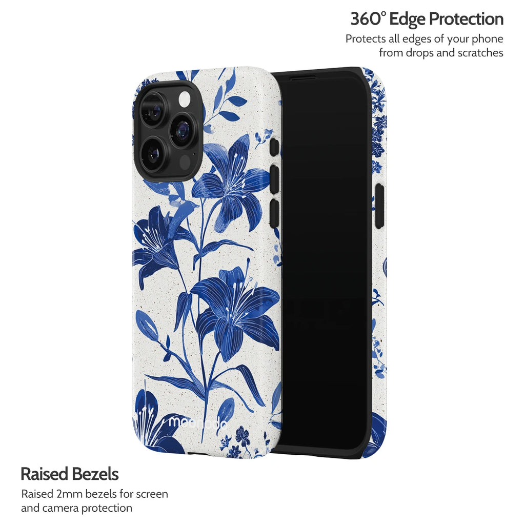 Cerulean Lily - iPhone 15 Pro Max Case