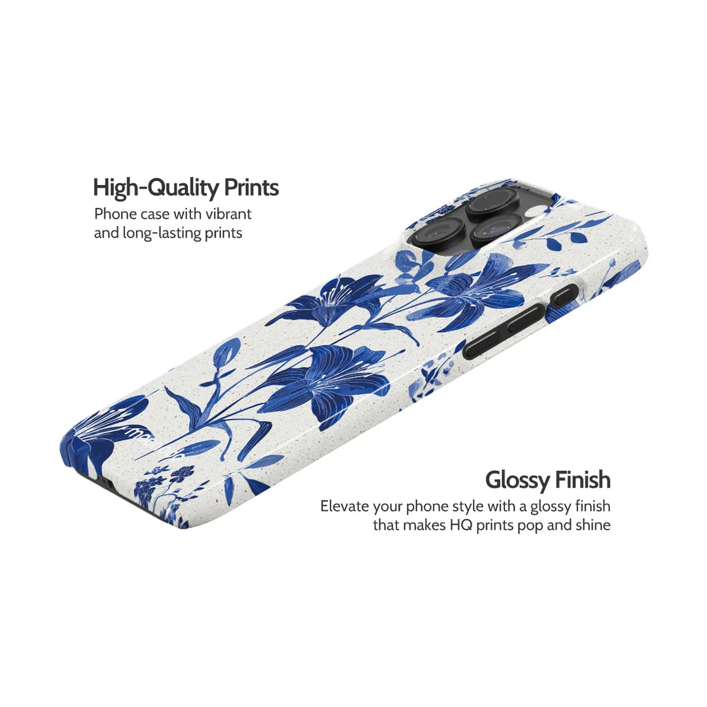 Cerulean Lily - iPhone 15 Pro Max Case