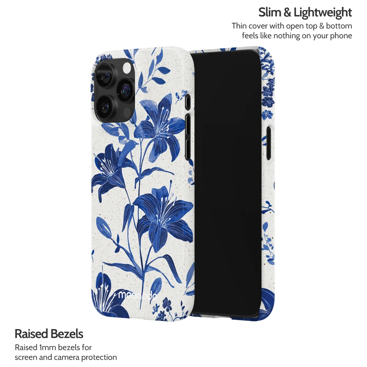 Cerulean Lily - iPhone 15 Pro Max Case