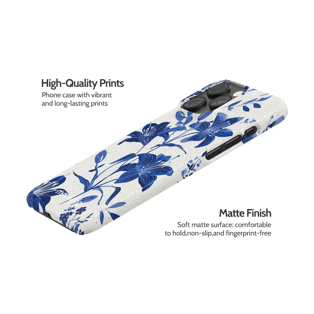 Cerulean Lily - iPhone 15 Pro Max Case