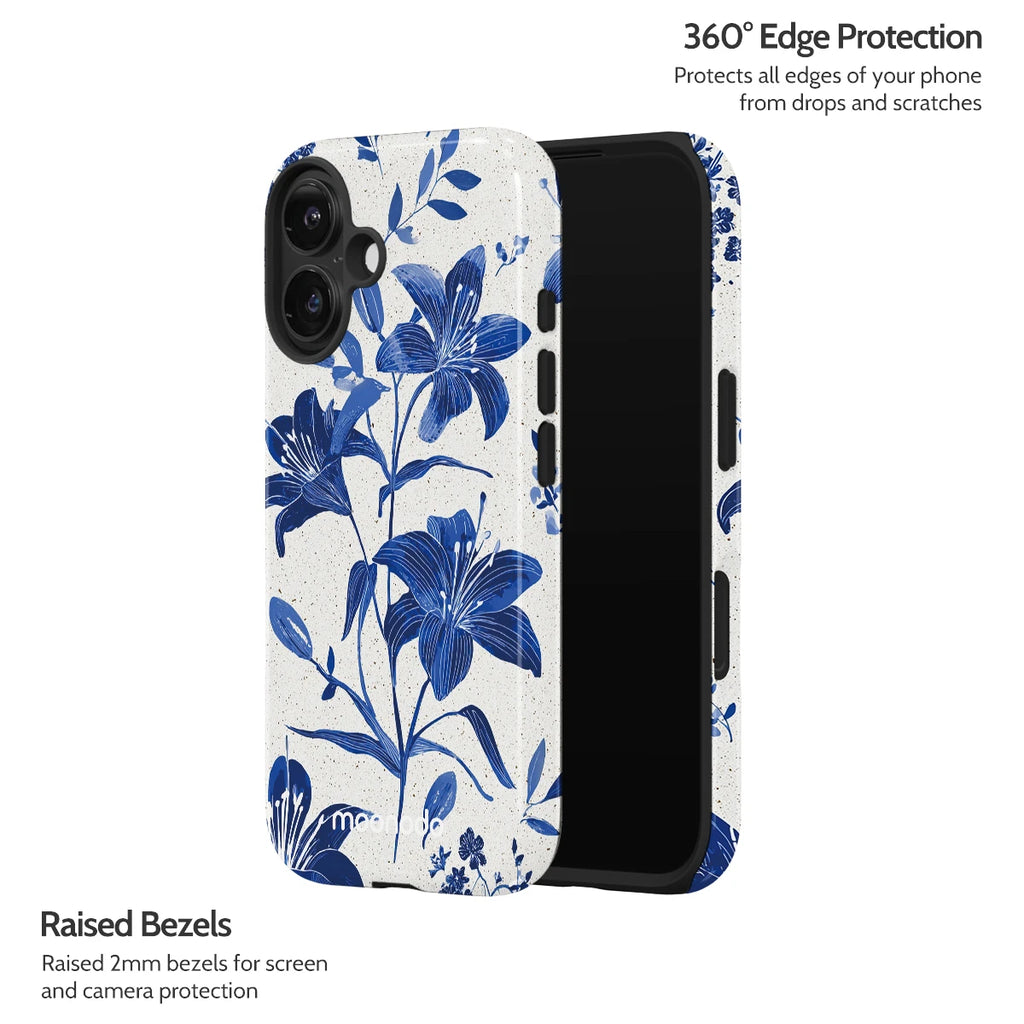 Cerulean Lily - iPhone 16 Case