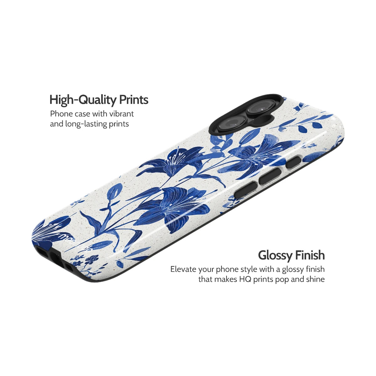 Cerulean Lily - iPhone 16 Case