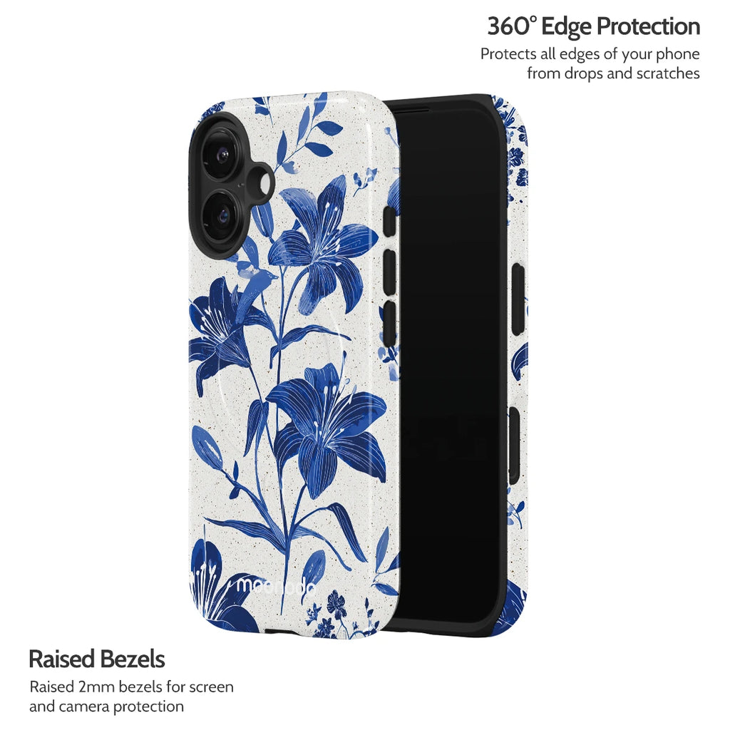 Cerulean Lily - iPhone 16 Case