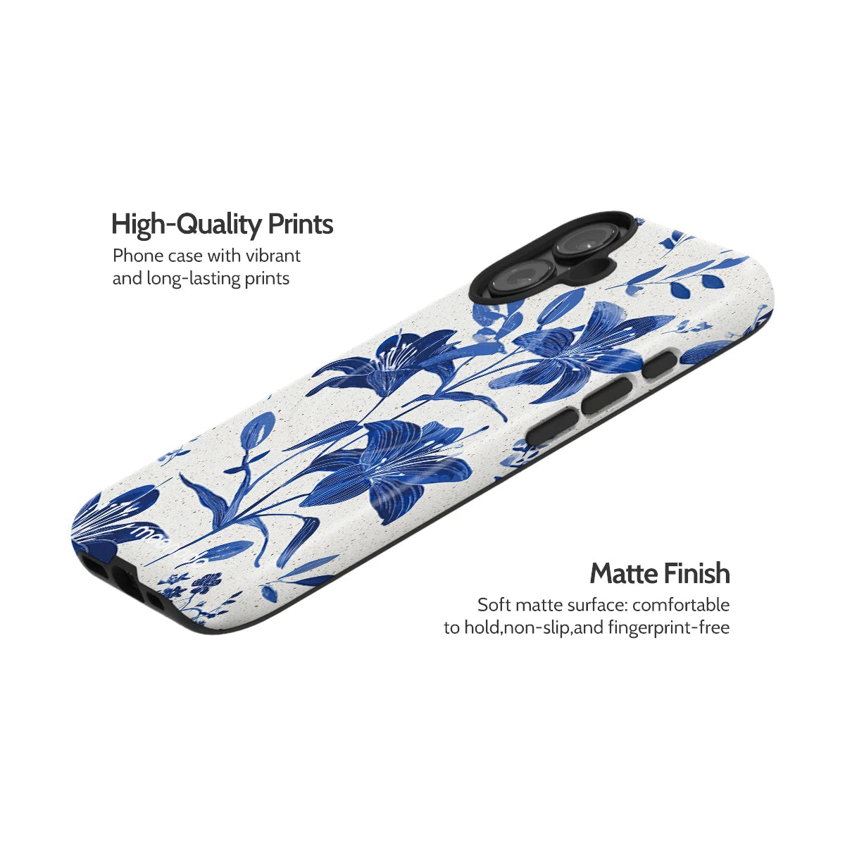 Cerulean Lily - iPhone 16 Case