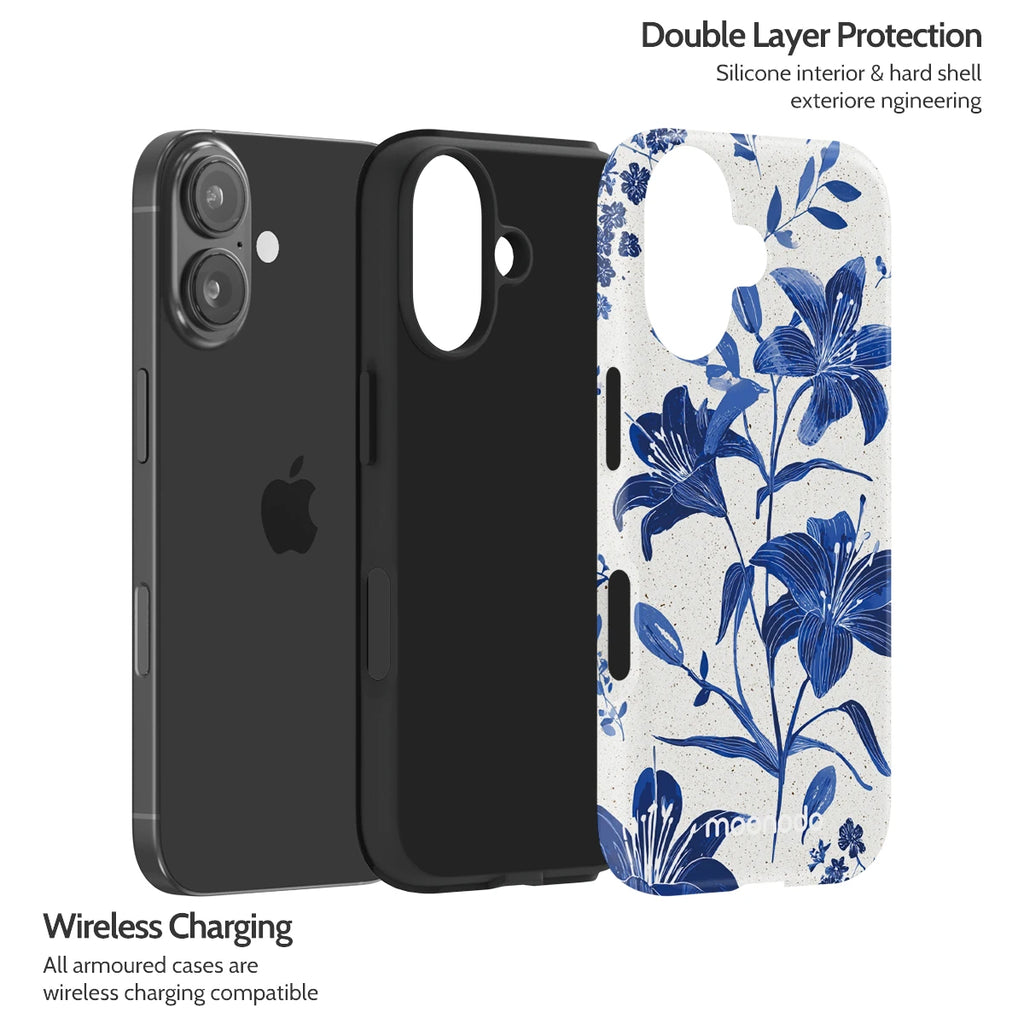 Cerulean Lily - iPhone 16 Case