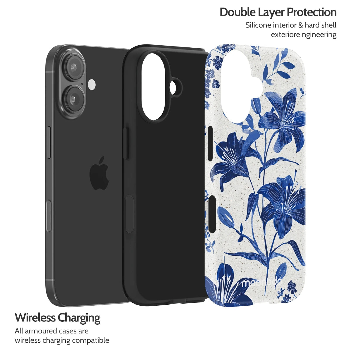 Cerulean Lily - iPhone 16 Case