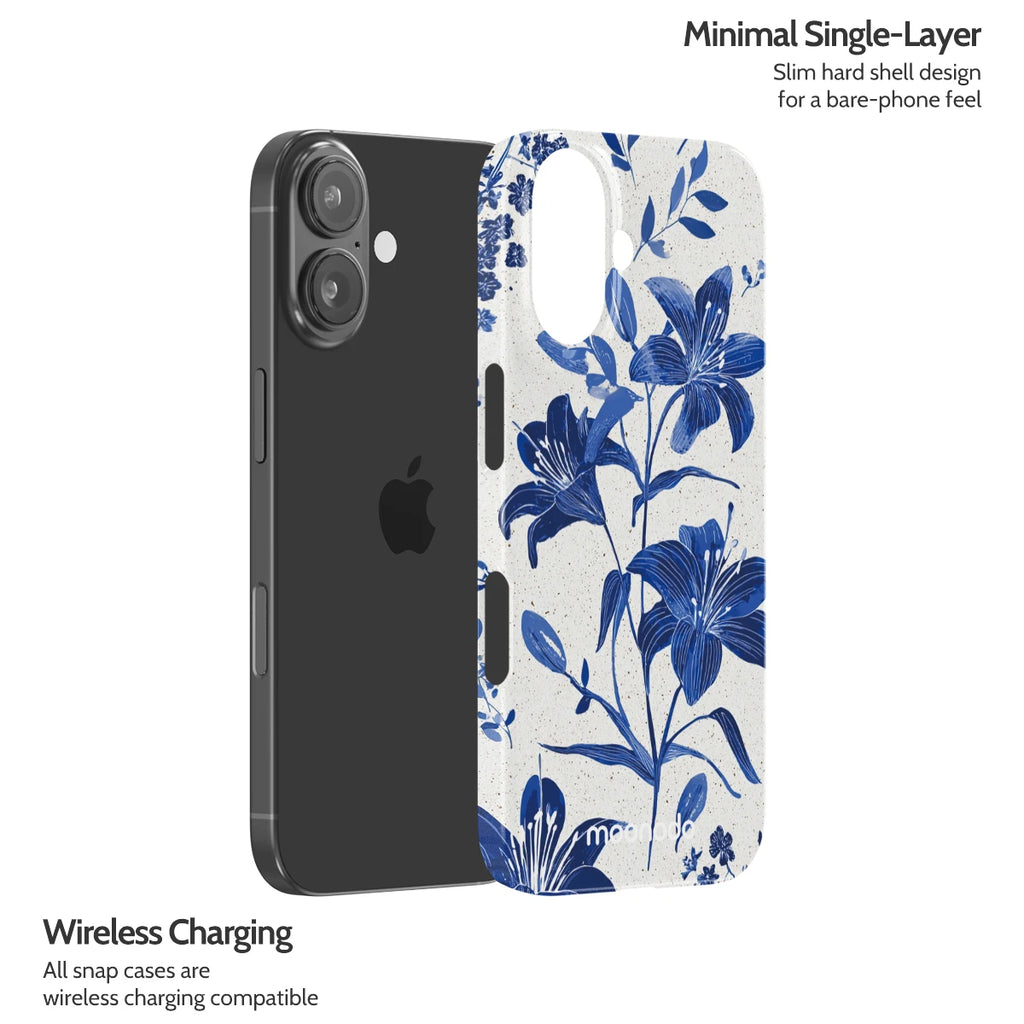 Cerulean Lily - iPhone 16 Case