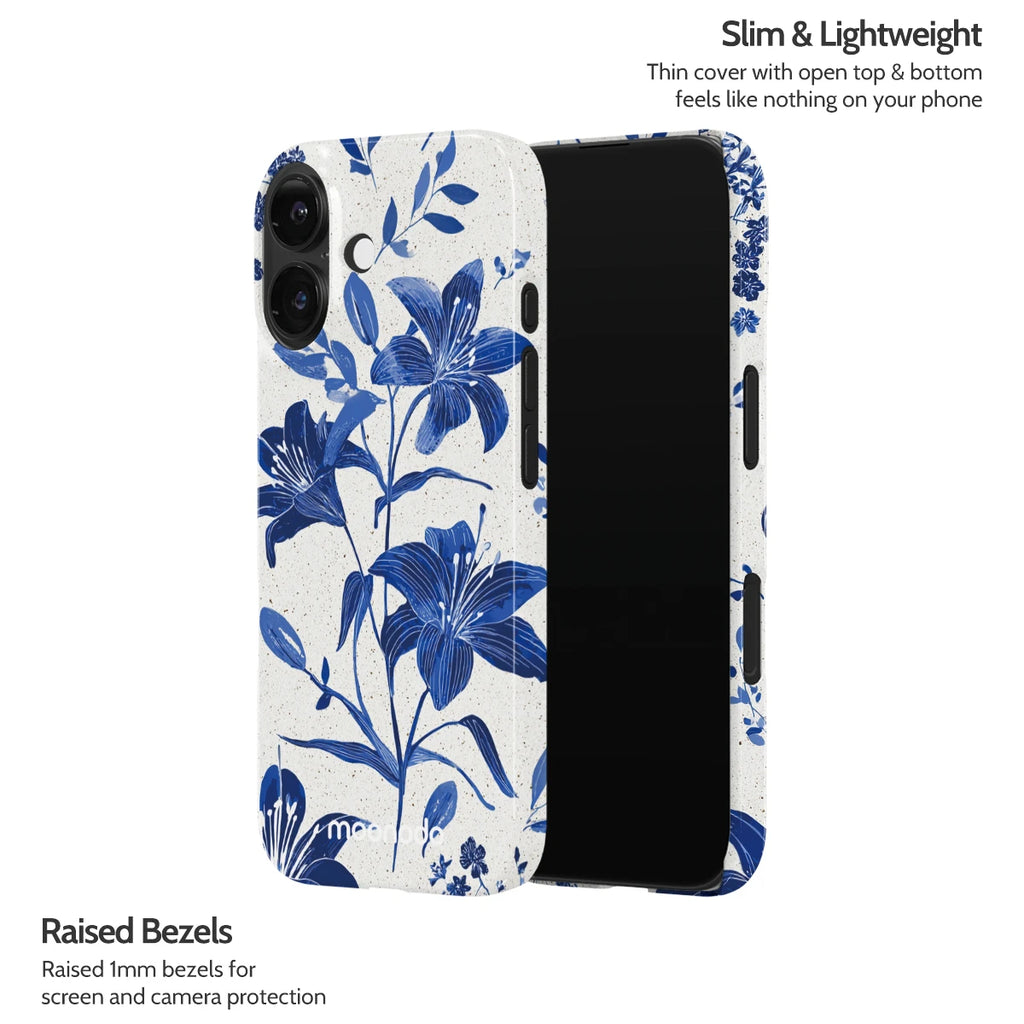 Cerulean Lily - iPhone 16 Case