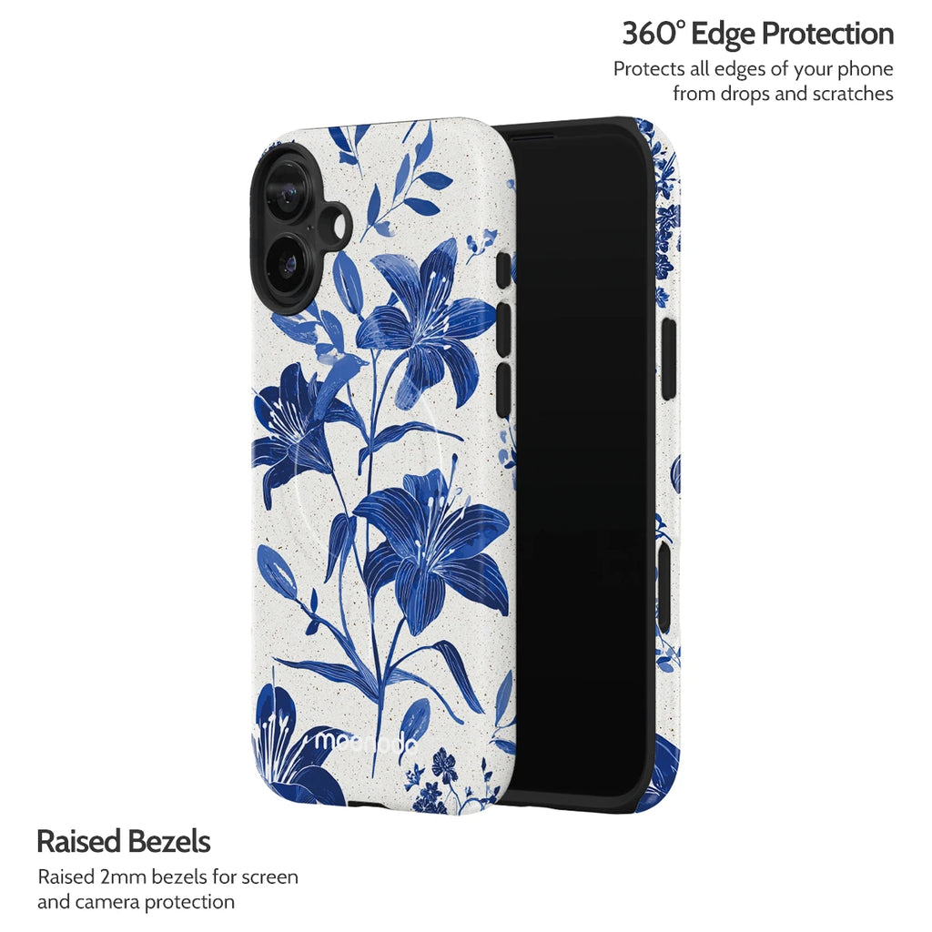 Cerulean Lily - iPhone 16 Plus Case