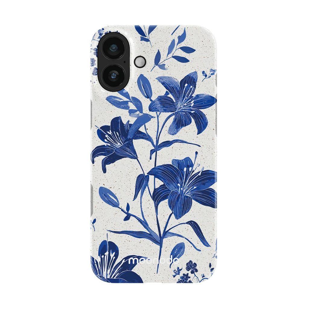 Cerulean Lily - iPhone 16 Plus Case