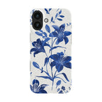 Cerulean Lily - iPhone 16 Plus Case