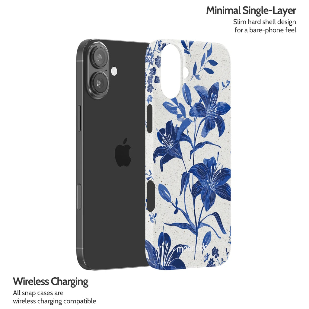 Cerulean Lily - iPhone 16 Plus Case