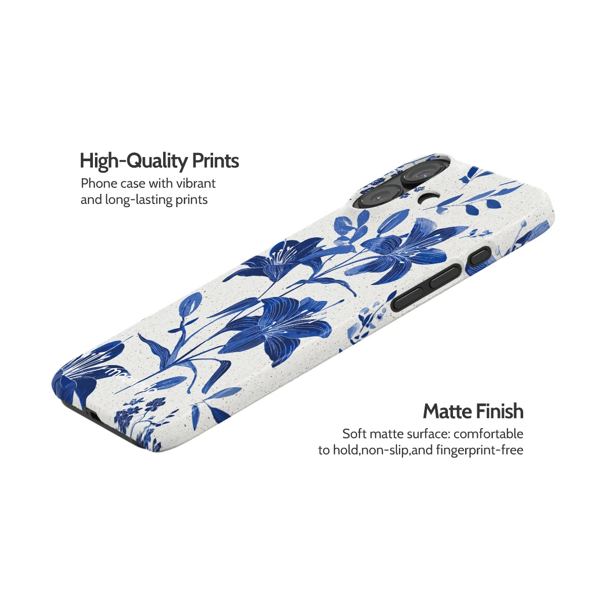Cerulean Lily - iPhone 16 Plus Case