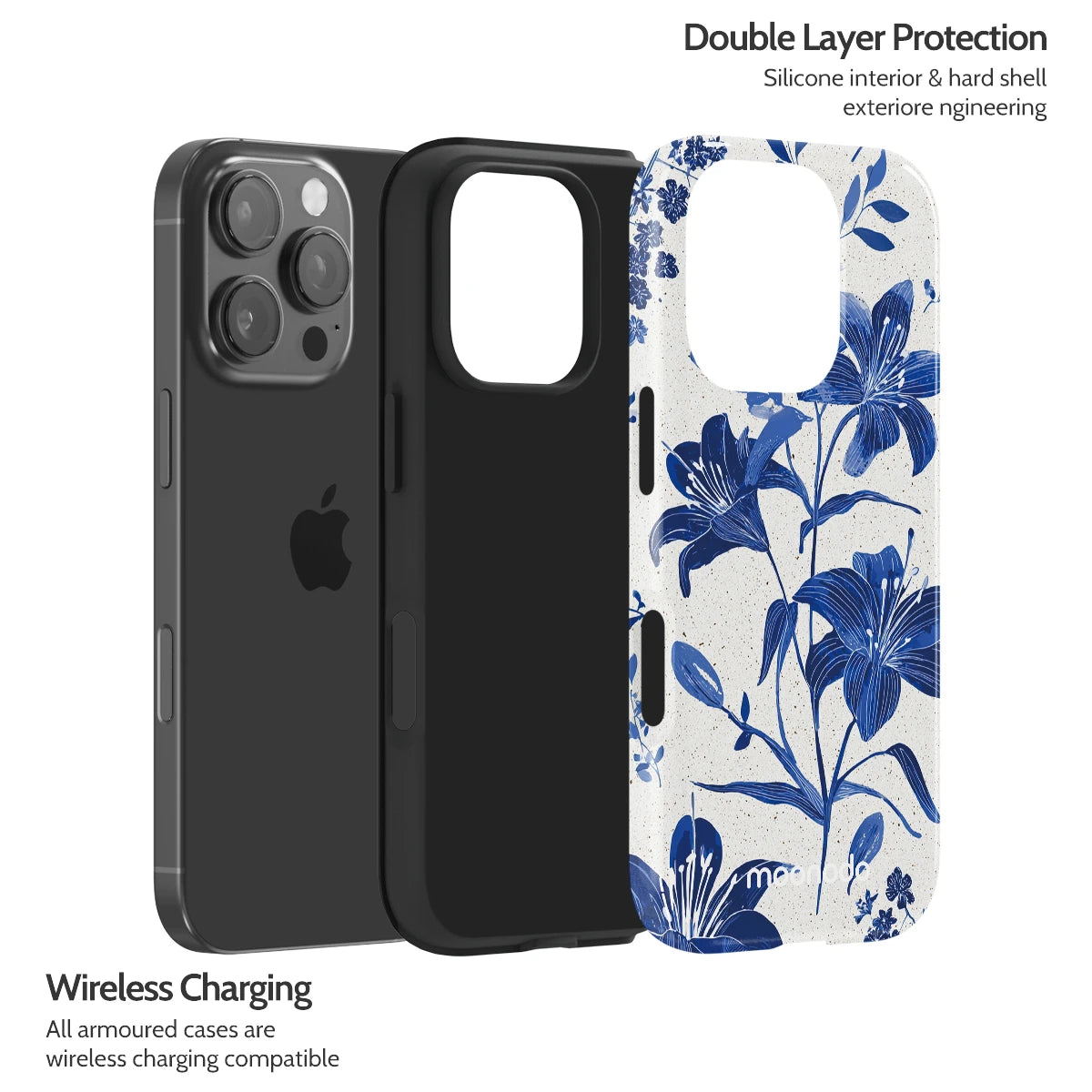Cerulean Lily - iPhone 16 Pro Case