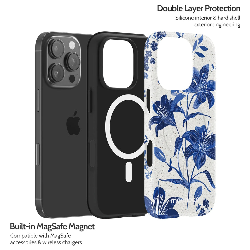 Cerulean Lily - iPhone 16 Pro Case