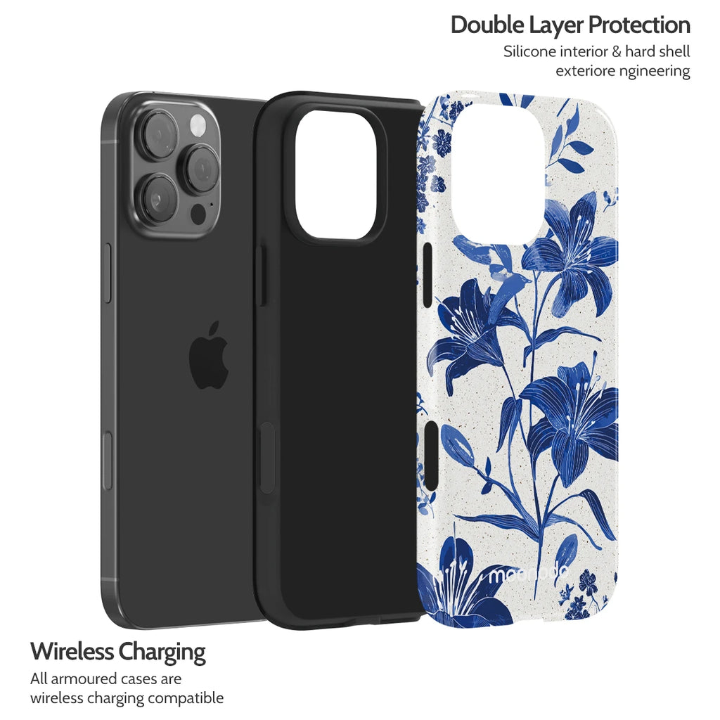 Cerulean Lily - iPhone 16 Pro Max Case