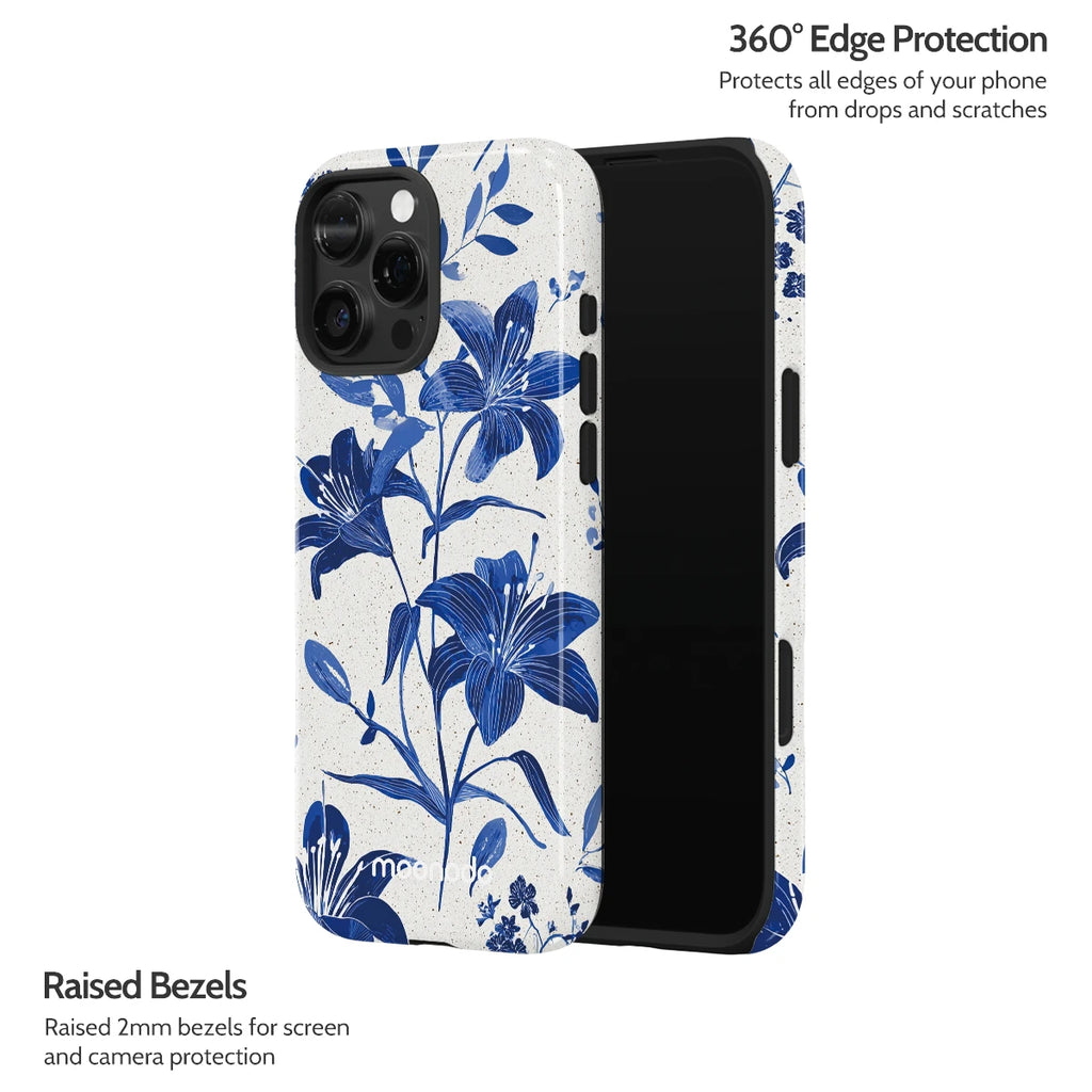 Cerulean Lily - iPhone 16 Pro Max Case
