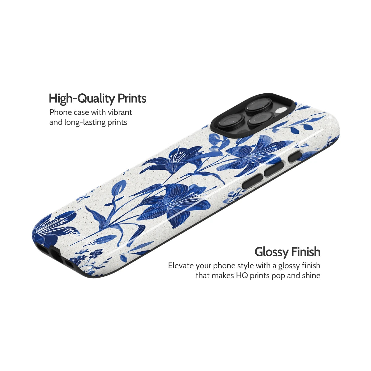 Cerulean Lily - iPhone 16 Pro Max Case