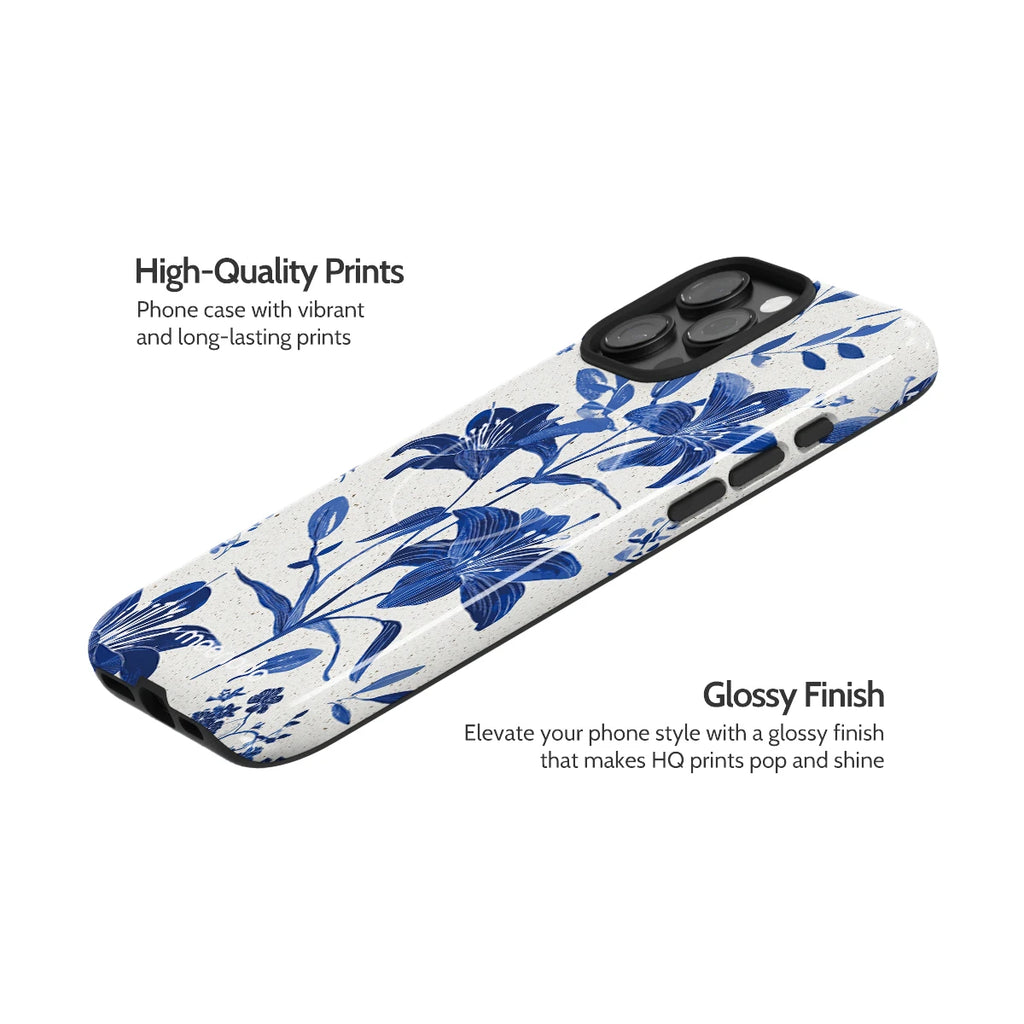 Cerulean Lily - iPhone 16 Pro Max Case