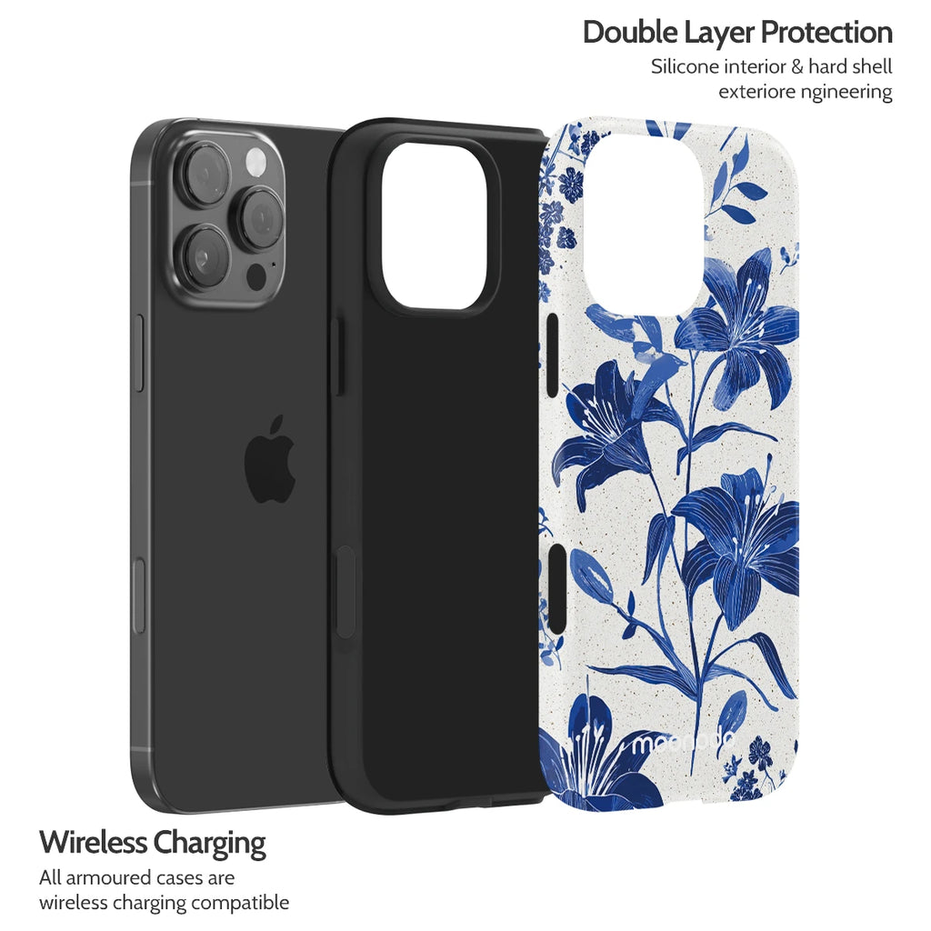 Cerulean Lily - iPhone 16 Pro Max Case