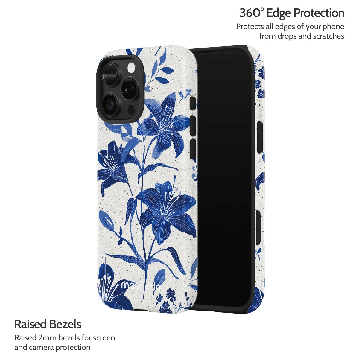 Cerulean Lily - iPhone 16 Pro Max Case