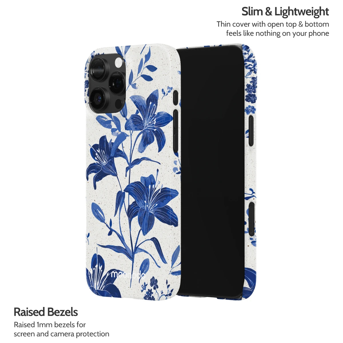 Cerulean Lily - iPhone 16 Pro Max Case