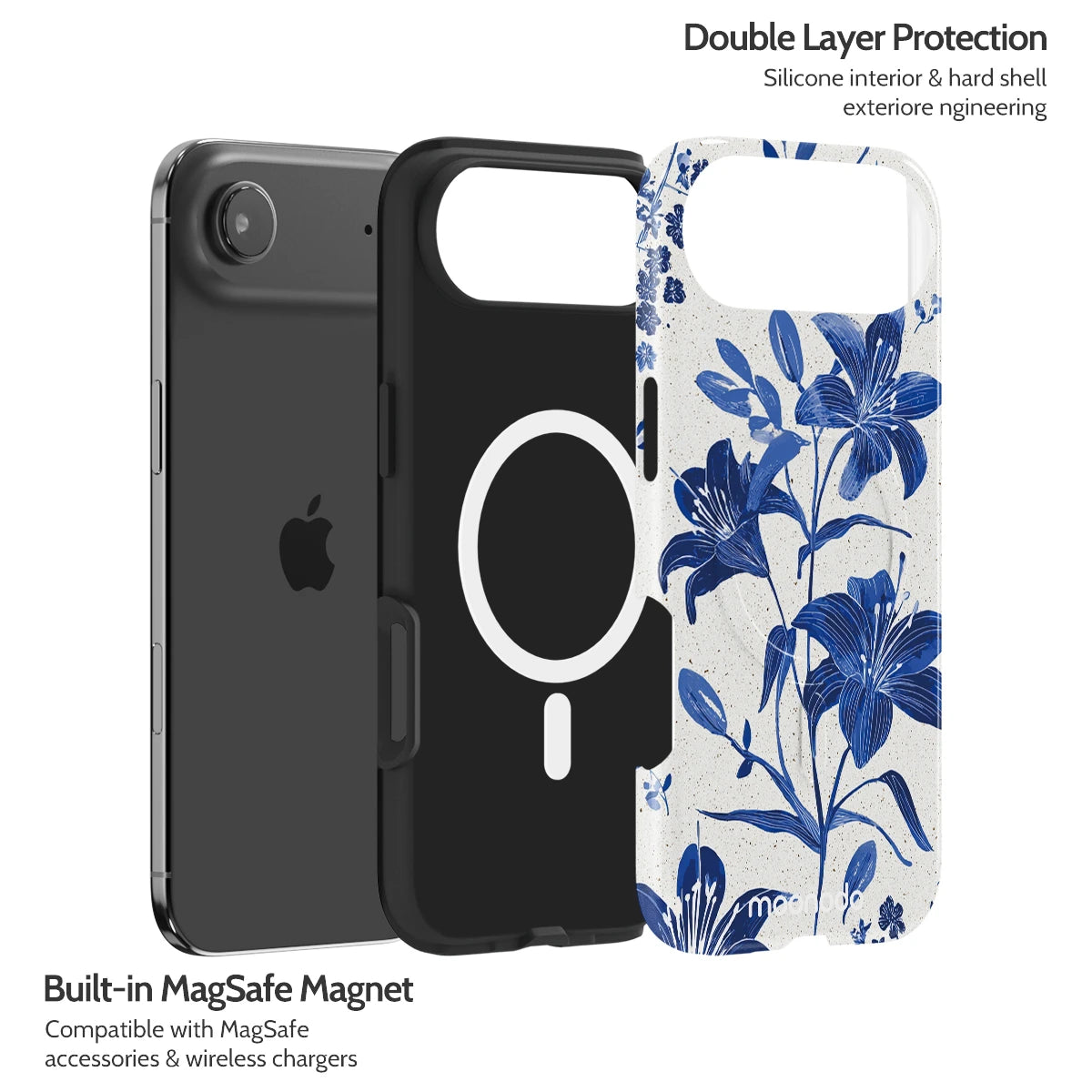 Cerulean Lily - iPhone 17 Air Case