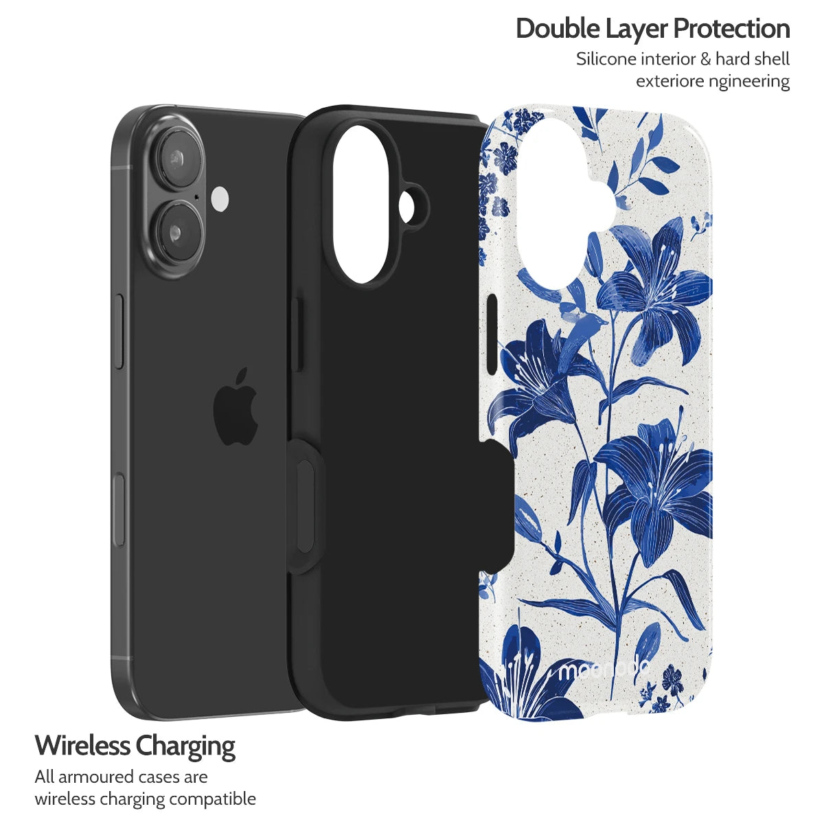 Cerulean Lily - iPhone 17 Case