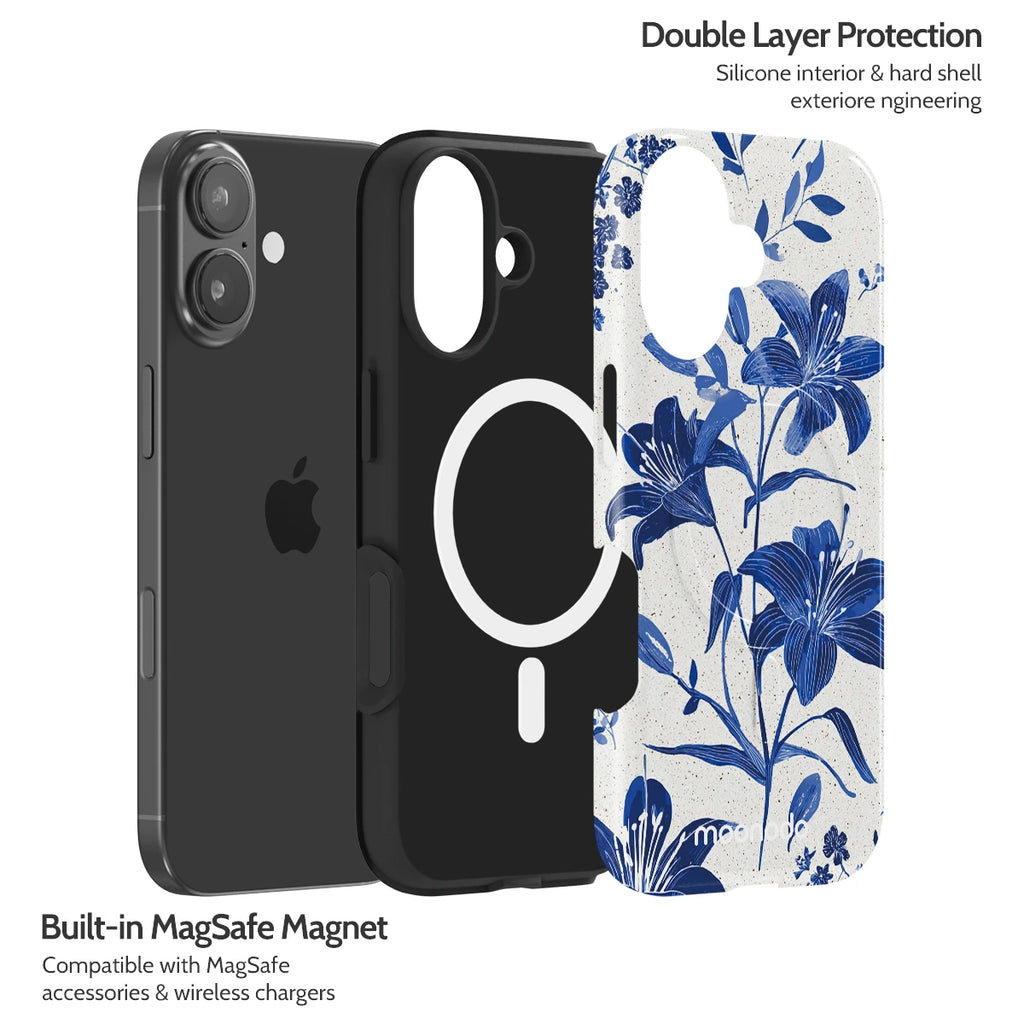 Cerulean Lily - iPhone 17 Case