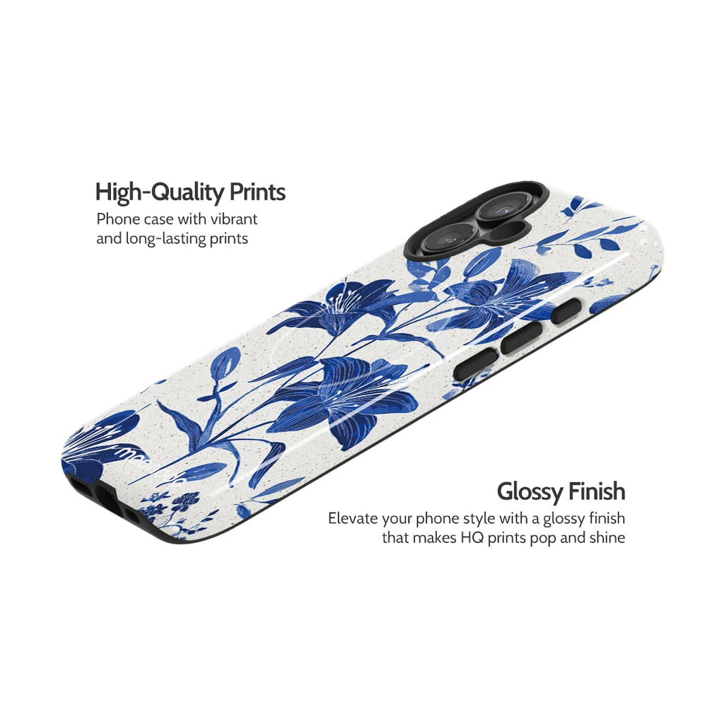 Cerulean Lily - iPhone 17 Case