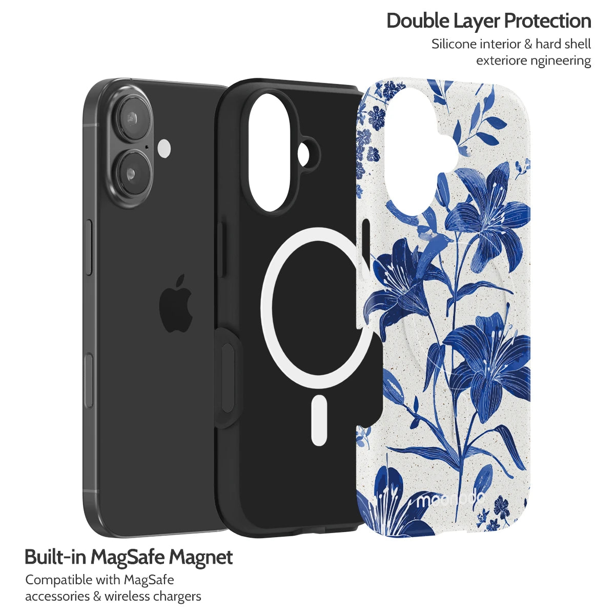 Cerulean Lily - iPhone 17 Case