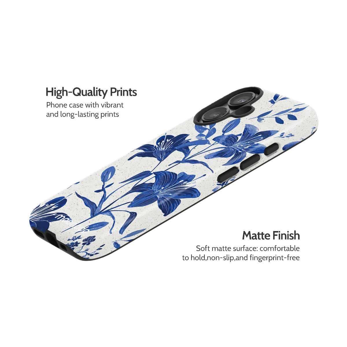 Cerulean Lily - iPhone 17 Case