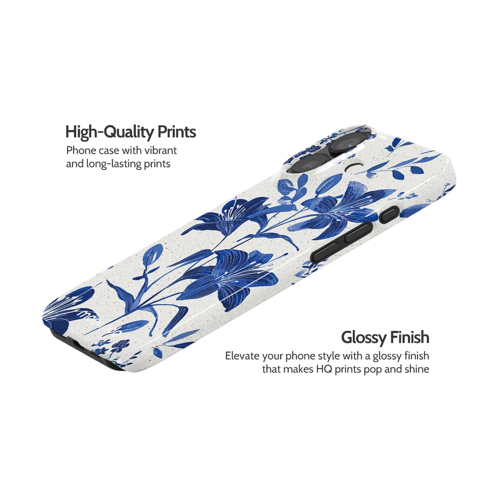 Cerulean Lily - iPhone 17 Case