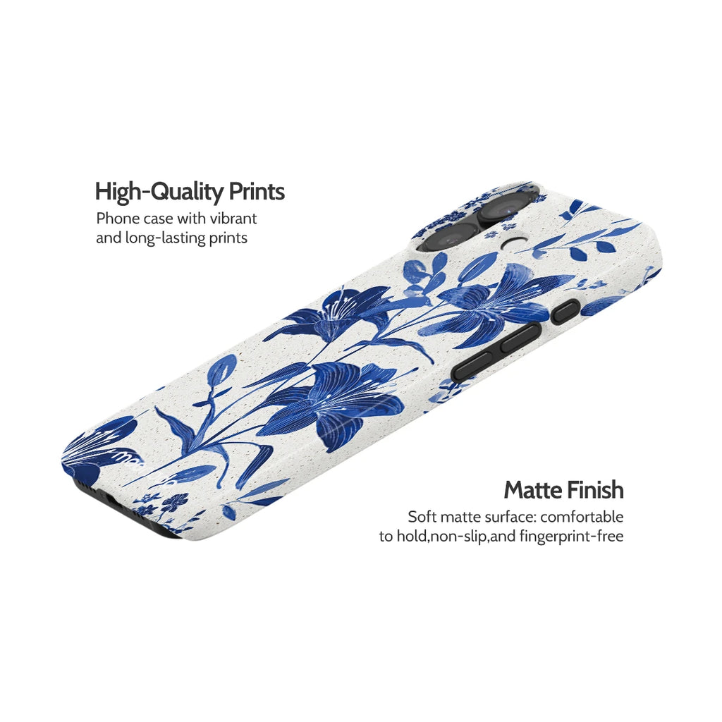 Cerulean Lily - iPhone 17 Case