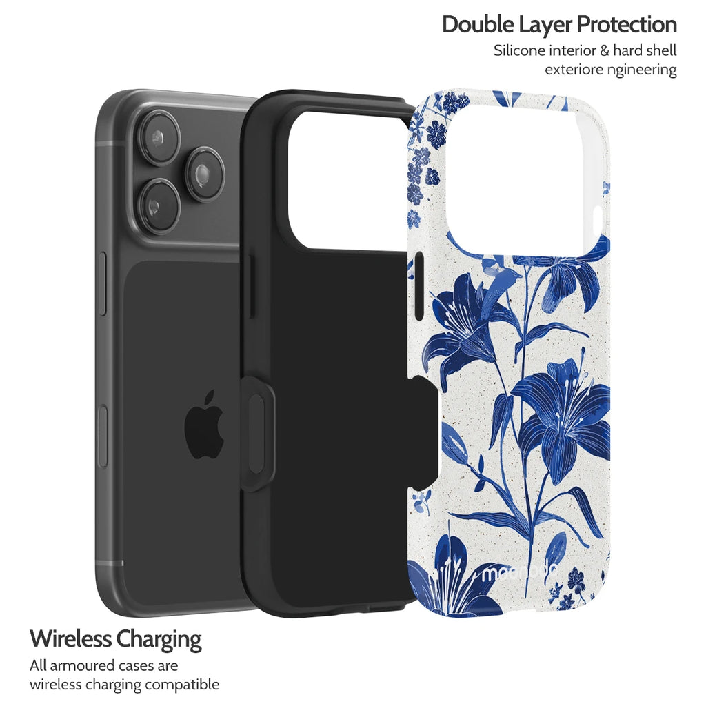 Cerulean Lily - iPhone 17 Pro Case