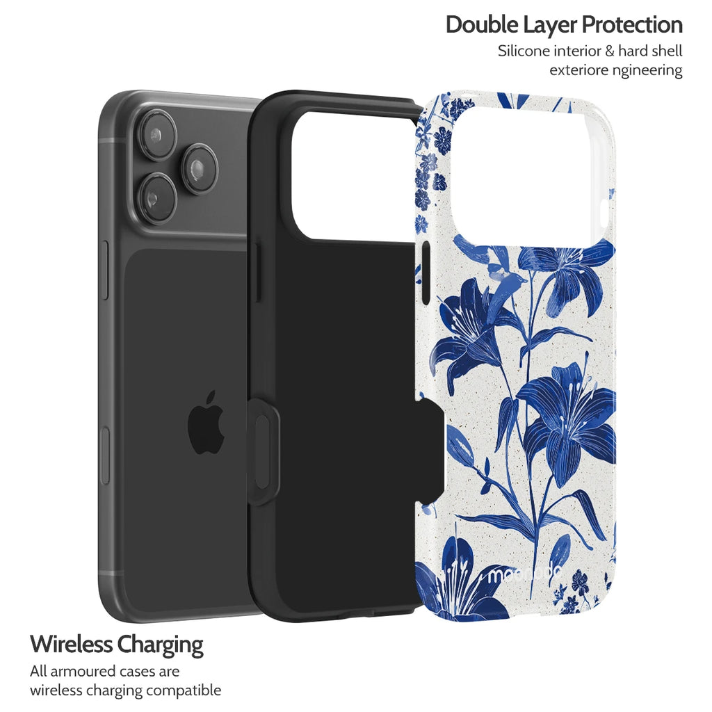Cerulean Lily - iPhone 17 Pro Max Case