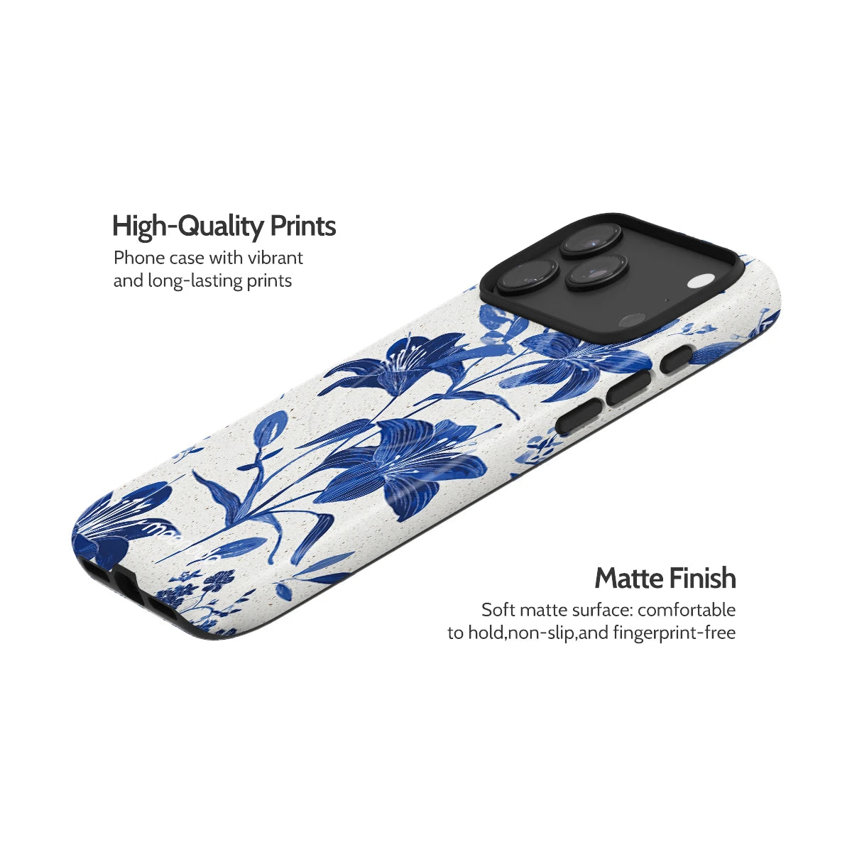 Cerulean Lily - iPhone 17 Pro Max Case