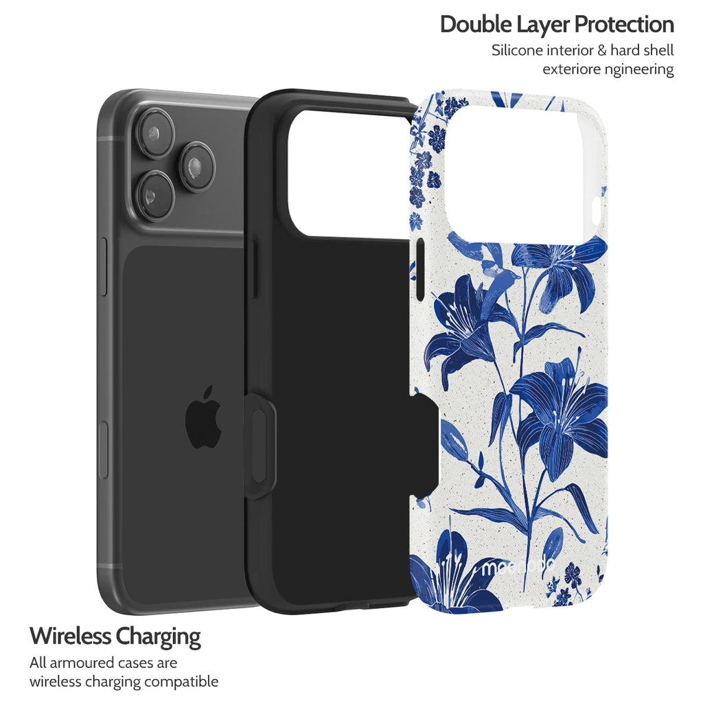 Cerulean Lily - iPhone 17 Pro Max Case