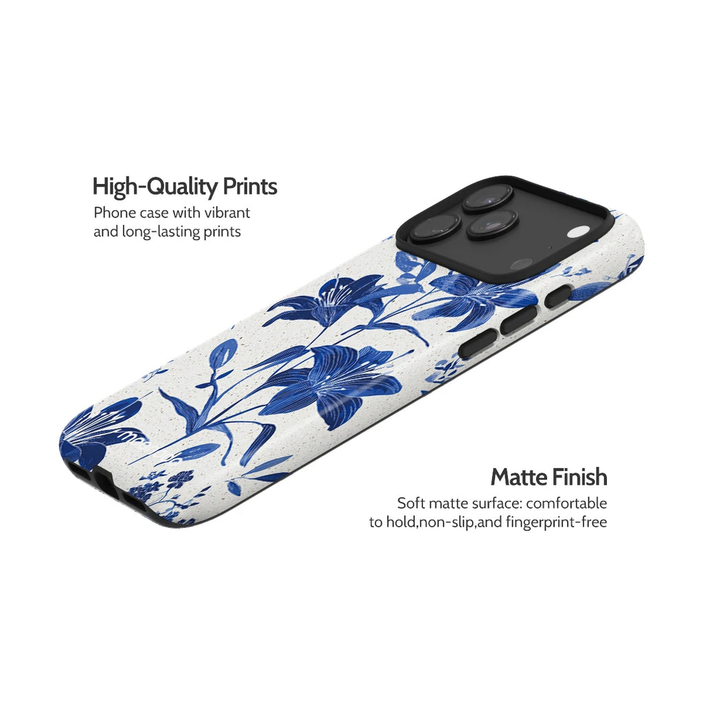 Cerulean Lily - iPhone 17 Pro Max Case