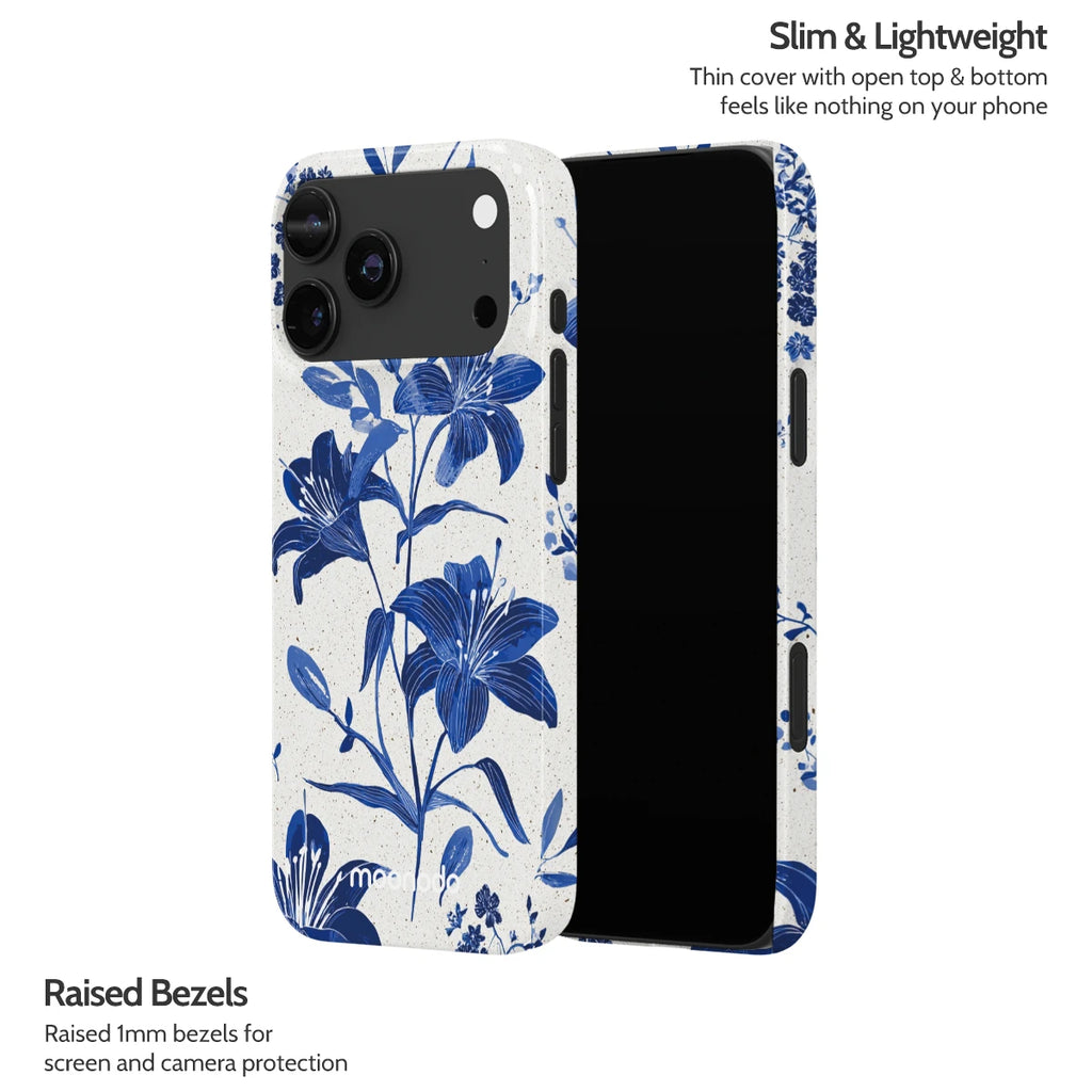 Cerulean Lily - iPhone 17 Pro Max Case