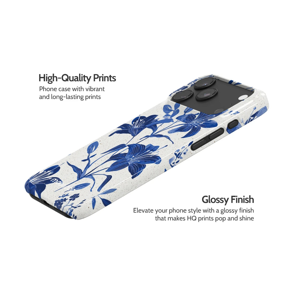 Cerulean Lily - iPhone 17 Pro Max Case