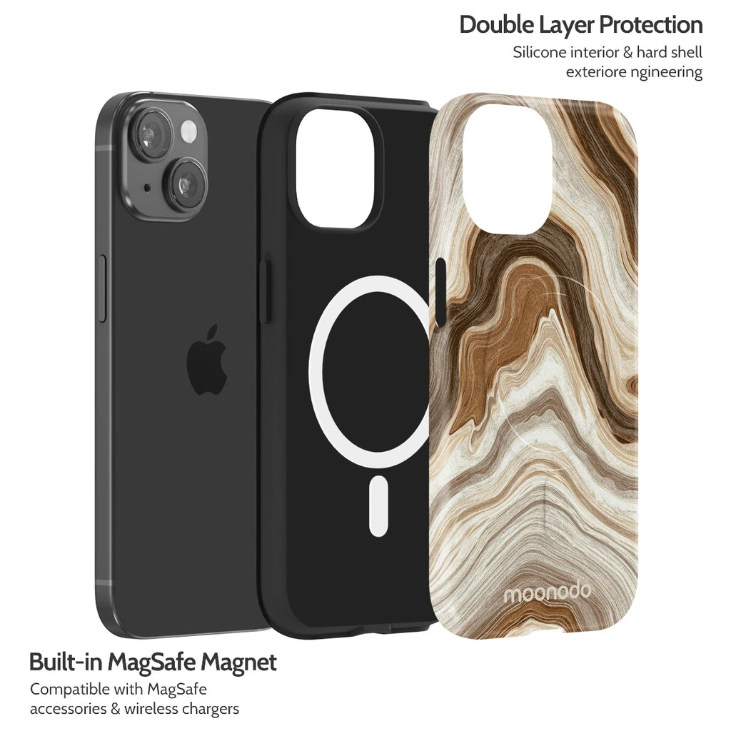 Sediment Serenity - iPhone 15 Case