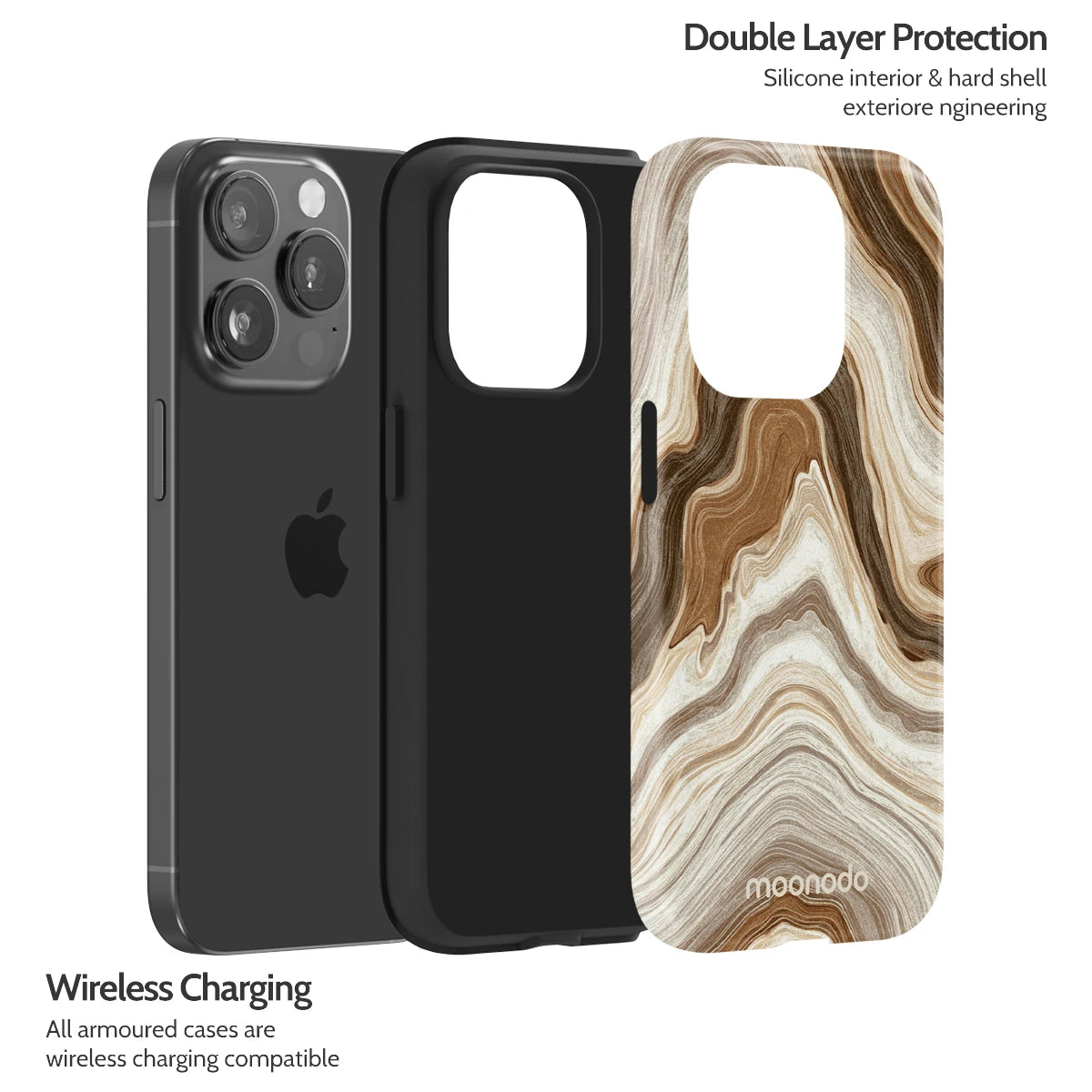 Sediment Serenity - iPhone 15 Pro Case